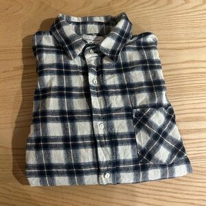 Dear John Navy and White Checkered Shirt
